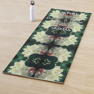 Tapete De Yoga Nature Soul Azalea Abstrato Inspirational