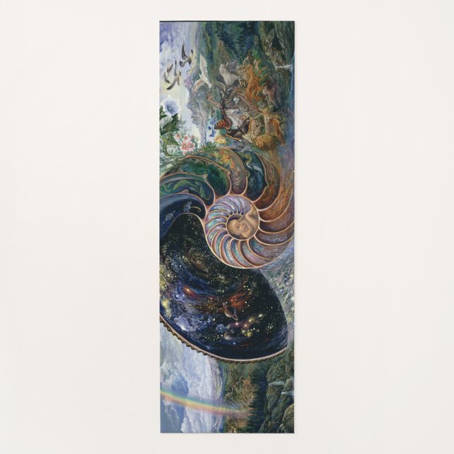 Tapete De Yoga "Nautilus" por Josephine Wall Yoga Mat (Frente)