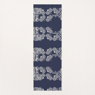Tapete De Yoga Navy Blue Soothing Pattern Yoga Mat
