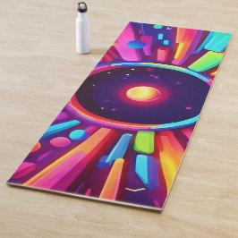 Tapete De Yoga Nebula Burst: Caleidoscópio Cósmico