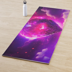Tapete De Yoga Nebula Stars Celestial Romance