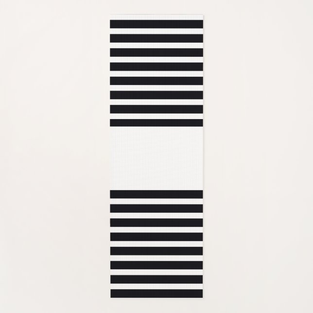 Tapete De Yoga Negrito E Na moda (Frente)