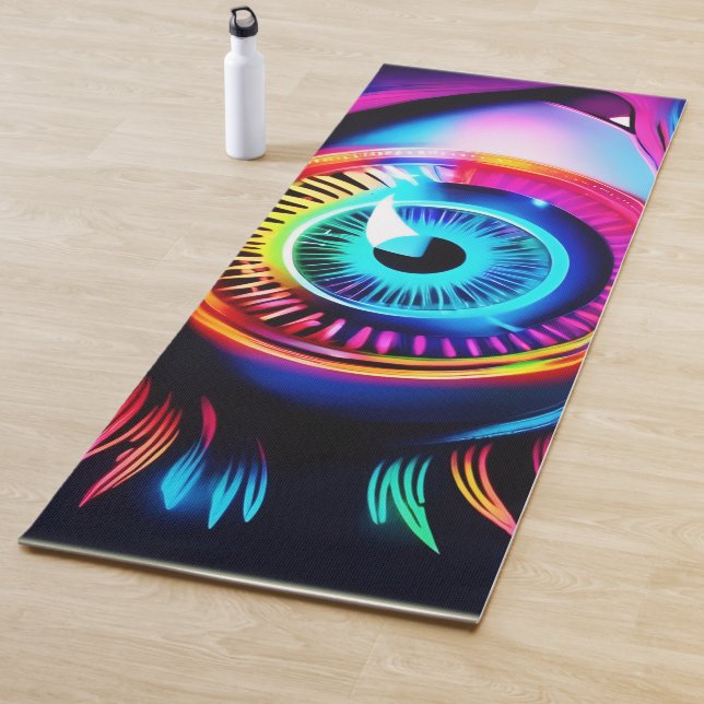 Tapete De Yoga Neon Eye Dream (In Situ)