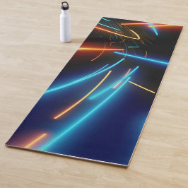 Tapete De Yoga Neon Led Modern Black men yoga mat