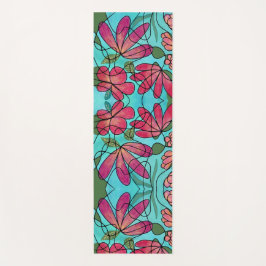 TAPETE DE YOGA NEUROGRÁFICO FLORES DE PRIMAVERA