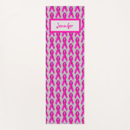 Tapete De Yoga Nome cor-de-rosa Friso Suporte à Sensibilização do
