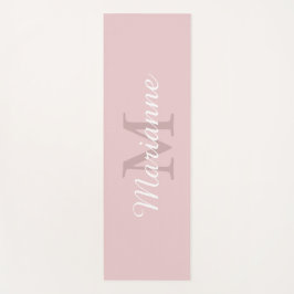 Tapete De Yoga Nome do Monograma Personalizado