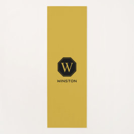 Tapete De Yoga Nome Elegante Yoga Mat para Expressão Pessoal