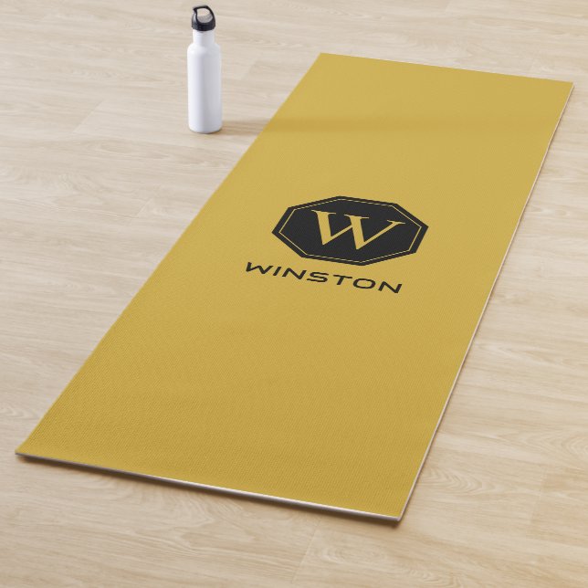 Tapete De Yoga Nome Elegante Yoga Mat para Expressão Pessoal (In Situ)