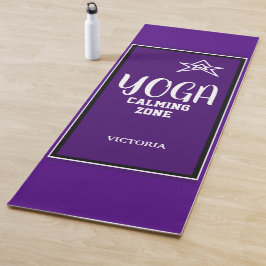 Tapete De Yoga Nome Estrela Branca Índigo