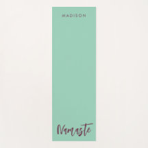 Nome Moderno Namaste Turquesa Verde Mauve