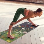 Tapete De Yoga Nome Personalizado das Flores Modernas de Jardim C<br><div class="desc">Coloridos Flores Modernas de Jardim Personalizadas Nome Yoga Mat perfeito como presente para aqueles que apreciam yoga,  pilates,  malhações,  exercícios,  esportes,  ginástica,  atletas,  nadadores e muito mais. Perfeito para familiares e amigos para aniversários,  Natal,  Dia de as mães,  feriados e muito mais. Projetado pelo Evco Studio www.zazzle.com/store/evcostudio</div>