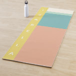 Tapete De Yoga Nome Personalizado do Bloco de Cores Moderno Nome<br><div class="desc">Melhore sua prática com este tapete ioga personalizado apresentando um design moderno de blocos coloridos em pastéis suaves. O layout minimalista, aliado a um detalhe de nome personalizado, faz deste tapete uma na moda e única escolha para amantes de ioga, entusiastas malhações e desesperados por bem-estar. Um presente perfeito para...</div>