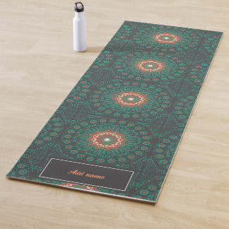 Tapete De Yoga Nome personalizado do padrão Classic Life Mandala