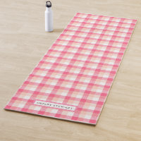 Nome Personalizado do Padrão de Xadrez Tartan Rosa