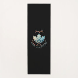 Tapete De Yoga Nome Personalizado Lotus Yoga Mat- [NAME] Brilho