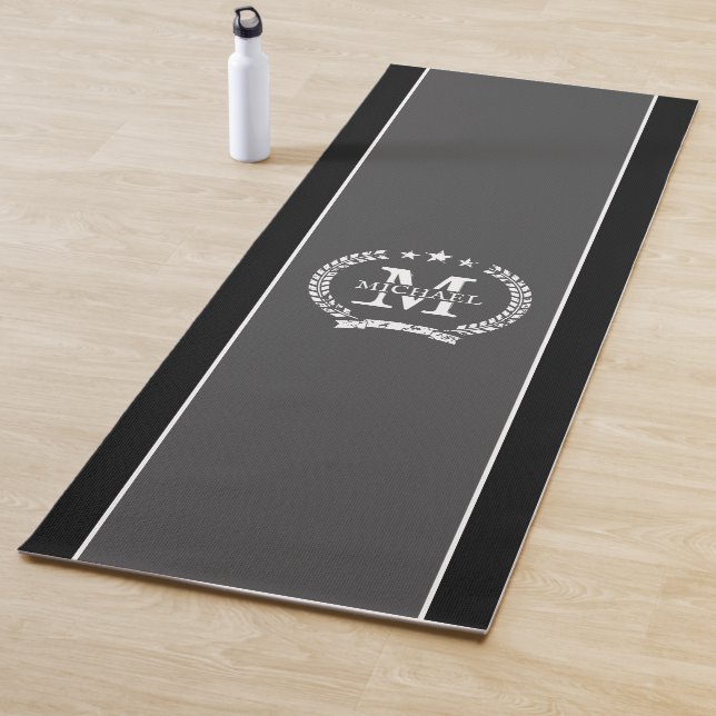 Tapete De Yoga Nome personalizado monograma ioga mat para homens (In Situ)