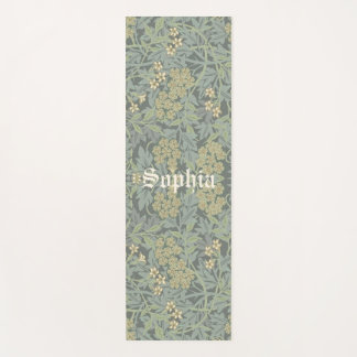 Tapete De Yoga Nome Personalizado Morris Foliage Padrão Yoga Mat