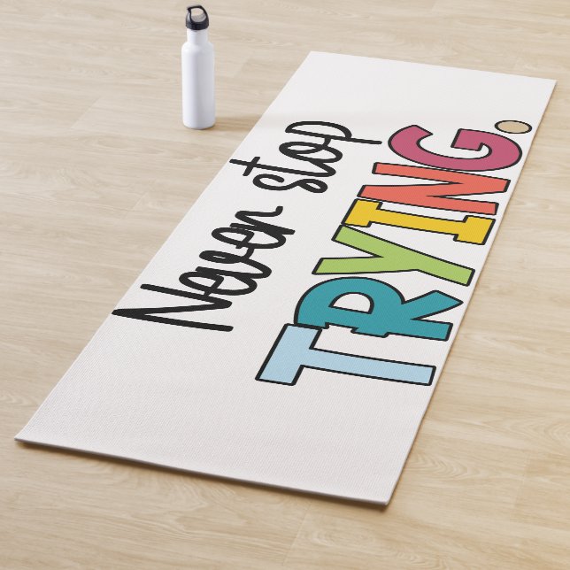 Tapete De Yoga Nunca Pare De Tentar (In Situ)