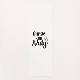 Tapete De Yoga Nurse Gift Nurse On Duty