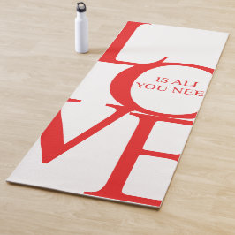 Tapete De Yoga O amor é tudo o que você precisa