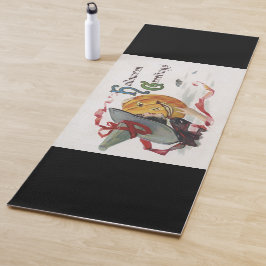 Tapete De Yoga O Beijo da Bruxa: uma Lanterna de Abóbora no Hallo