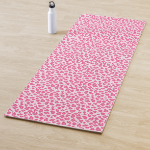 Tapete De Yoga O dobro tomou partido: Leopardo cor-de-rosa e