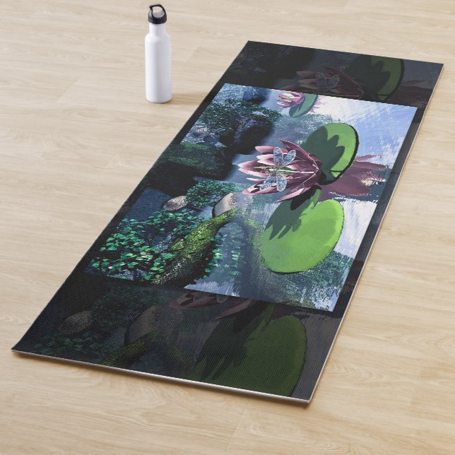 Tapete De Yoga O Lotus e a Dragonfly (In Situ)