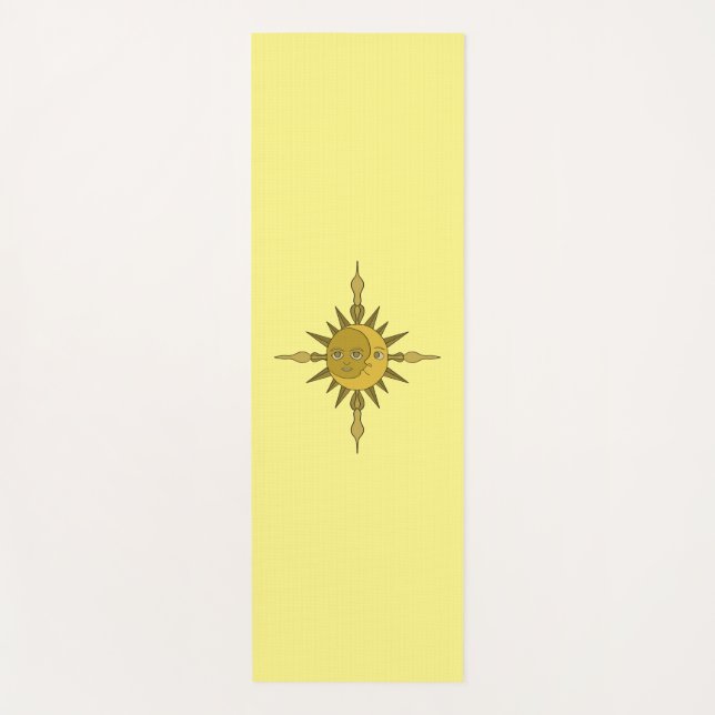 Tapete De Yoga O Sol e a Lua (Frente)