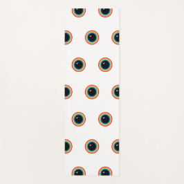 Tapete De Yoga Olhos legal do Arco-Íris