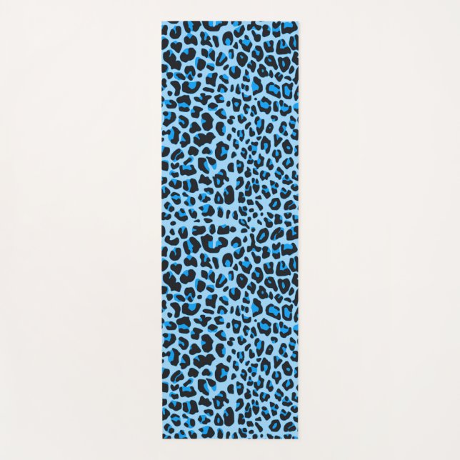 Tapete De Yoga Opções A-D da Pele Leopard (Frente)