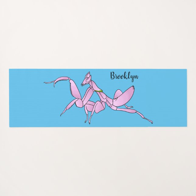 Tapete De Yoga Orquídea de desenho (Verso (Horizontal))