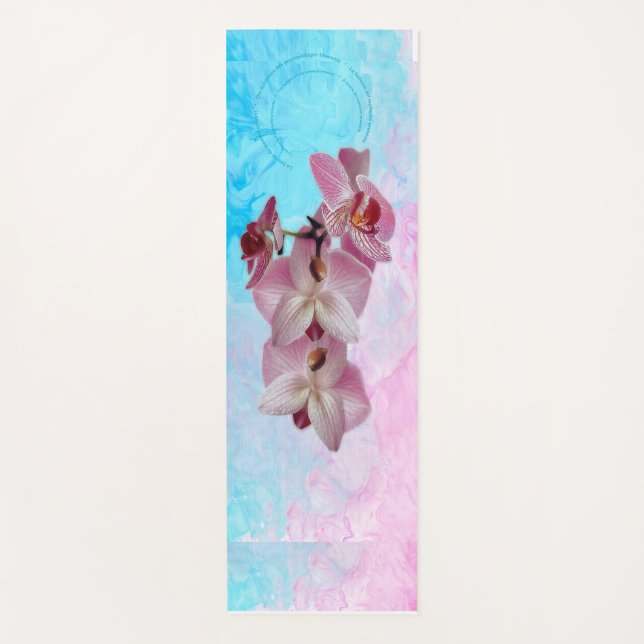 Tapete De Yoga Orquídea-mindfulnesLa belleza del momento presente (Frente)