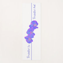 Orquídeas azuis violetas - respire. Respirar