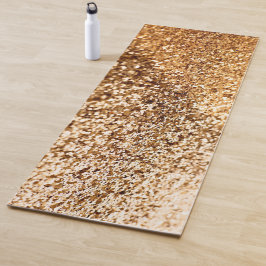 Tapete De Yoga Ouro Bright Bokeh Glitter Yoga Mat
