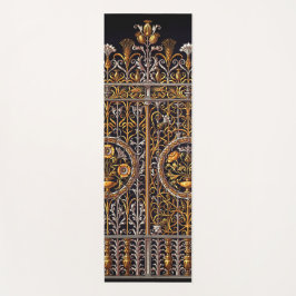 Tapete De Yoga Ouro Porta Yoga Mat