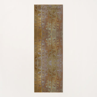 Tapete De Yoga Ouro Wet Cedar Art Pattern Yoga Mat