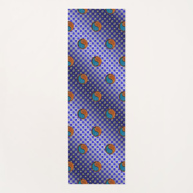 Tapete De Yoga Ox cancer e madeira (Frente)