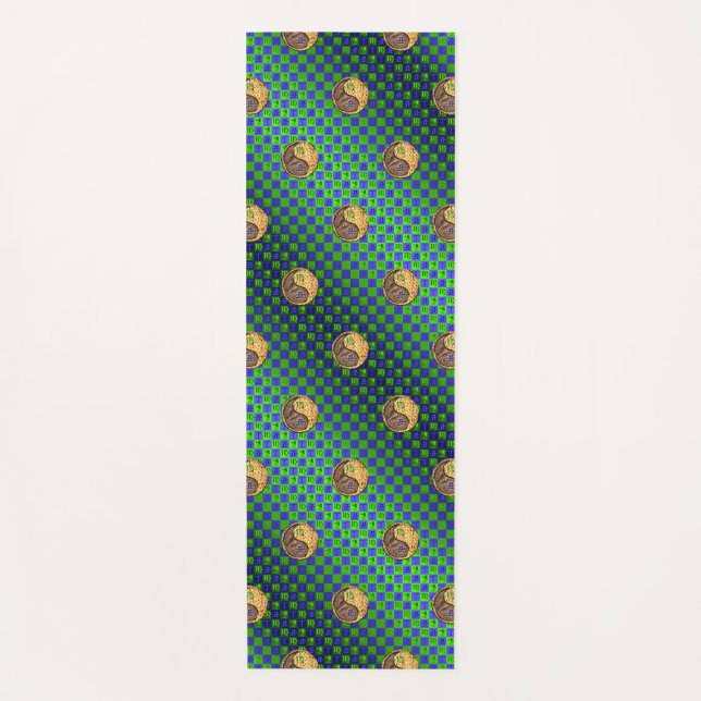 Tapete De Yoga Ox. Vírus e Fogo (Frente)