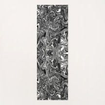 Padrão abstrato de mármore líquido preto e branco