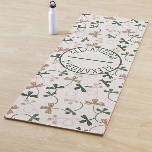 Tapete De Yoga Padrão Celta Tradicional Nome Personalizado