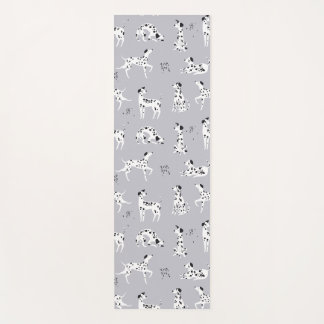 Tapete De Yoga Padrão contínuo de cachorro dalmata fofo