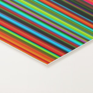 Tapete De Yoga Padrão de distribuição multicolorido colorido