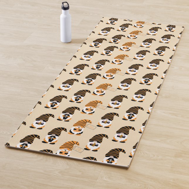 Tapete De Yoga Padrão De Gnomos, Gnomos Halloween Trick Ou Tratat (In Situ)