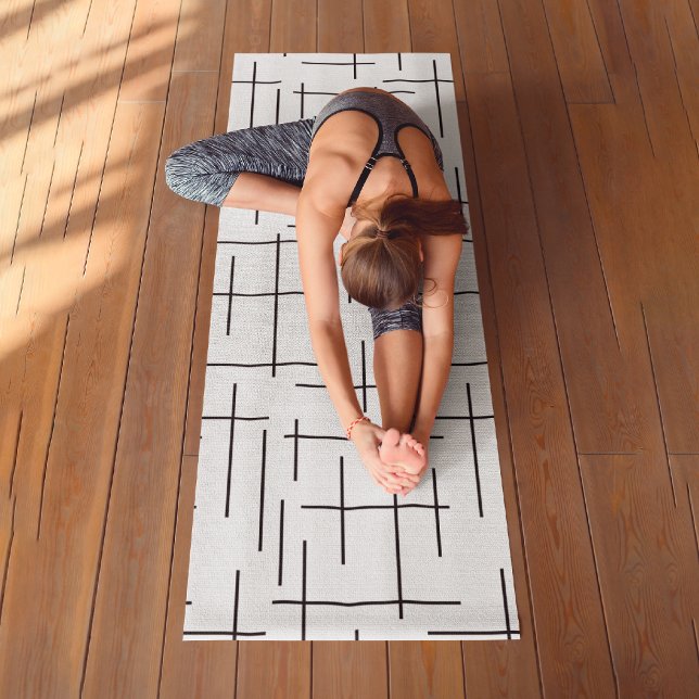 Tapete De Yoga Padrão de linha (Criador carregado)