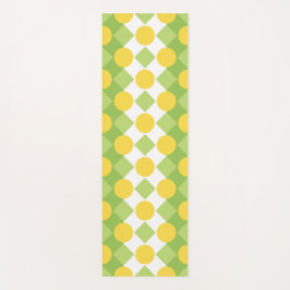 Tapete De Yoga Padrão de Linhas Cheias de Formas