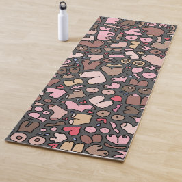 Tapete De Yoga Padrão de mama neutro