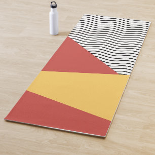 Tapete De Yoga padrão de pop de arte dos anos 80