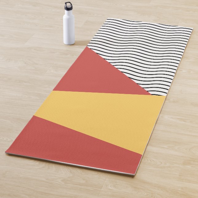 Tapete De Yoga padrão de pop de arte dos anos 80 (In Situ)