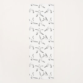 Tapete De Yoga padrão de poses ioga